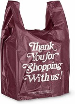 T-Shirt Thank You Plastic Grocery Store Shopping Carry Out Bag 1000ct 8x4x15 - £67.12 GBP