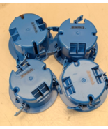 Pack of 4 Carlon 18 cu in.  Round Polycarbonate Electrical Ceiling Box Blue - $379.35 MXN