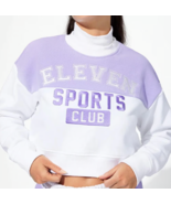 Eleven Venus Williams Collegiate Sweatshirt Womens Small Tennis Top Whit... - $752.48 MXN