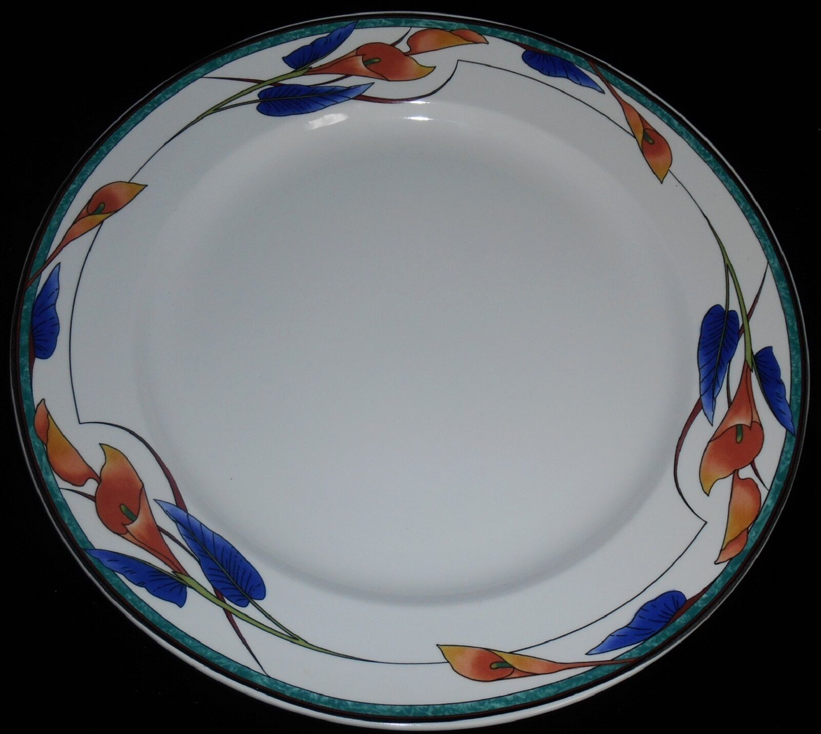 MIKASA Studio Kraft LILY ROYALE PATTERN Chop Plate/Serving Platter - $19.79