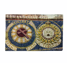 Vintage Postcard WWII Victory Edinburgh Squadron Floral Clock Valentine&#39;... - £7.54 GBP