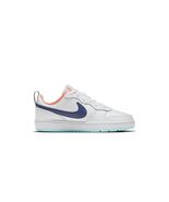 Nike Court Borough Low 2 Gs White Dark Purple Dust Size 6.5y - €51,58 EUR