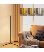 MURTYINL Corner Lamp 55”Black Floor Lamp Aesthetic Aluminum Alloy Easy I... - $49.49