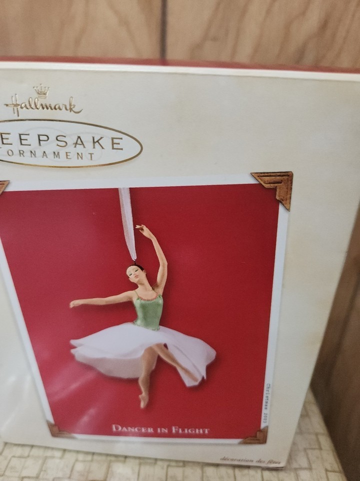 Hallmark Christmas 2003 " Dancer in Flight " Ballerina by Julie Forsyth Ornament Item image 2