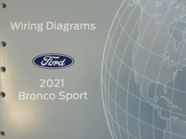 2021 Ford BRONCO Sport Elettrico Diagramma Manuale Ewd Etm OEM - £31.44 GBP