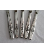 Lot 5 Oneida Stainless Steel SSS Flatware OUR ROSE Dinner Knives Knife S... - $264.25 MXN