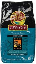 Cafe Ole Flavored Roast Texas Pecan Ground Coffee 12 Oz. (Pack of 3), Se... - £139.25 GBP