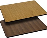 Flash Furniture 2 Pk 24&quot; X 42&quot; Rectangular Table Top With Natural Or Walnut - $202.94