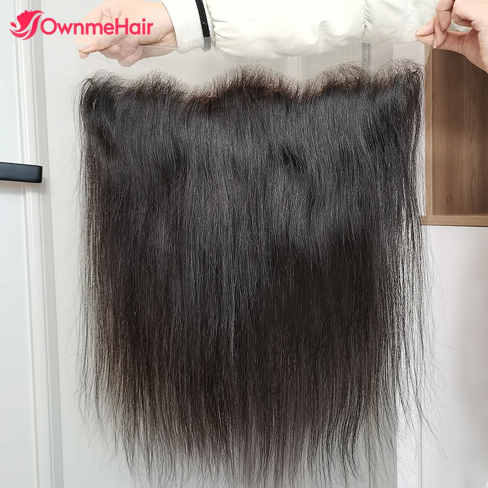 4x4 5x5 13x4 Transparent Lace Frontal Closure Brazilian Human Hair Frontal Remy - £23.03 GBP+
