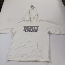 Vtg Champion Northern Arizona University Girl's White Hoodie Sweatshirt Size M image 13