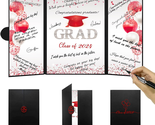 Black and Red Graduation Party Decorations, Red Class of 2024 Congratula... - $24.68