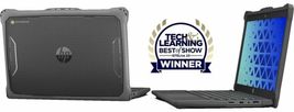 Extreme Shell-F2 Slide Case for HP Fortis X360 Chromebook G5 11&quot; (Gray/C... - $59.95