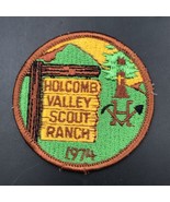 VTG 1974 Boy Scouts BSA Holcomb Valley Scout Ranch Round Patch 3&quot; Diameter - £11.00 GBP