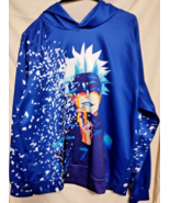Naruto Blue Confetti Hoodie SIZE M - €12,89 EUR