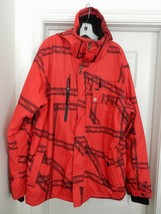 Liquid Venture 5000 Snowboard Ski Jacket Waterproof Breathable Red Men&#39;s XL - £39.19 GBP