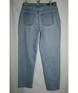 Gloria Vanderbilt Misses 10 Blue Stretch Jeans Denim Light Wash Pants 28... - £8.42 GBP