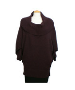 EILEEN FISHER Dark Pomegranate Merino Wool Camel Cocoon Sweater XL - $285.95 CAD