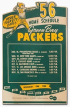 1956 GREEN BAY PACKERS 8X10 PHOTO FOOTBALL NFL PICTURE HOME SCHEDULE - £3.93 GBP