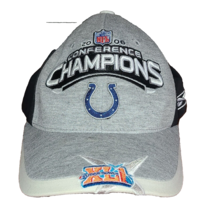 Vintage Indianapolis Colts Strap Hat 2006 NFL Super Bowl XLI Cap One Size - $37.31