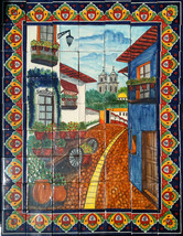 Mexican Tile Mural - £419.74 GBP