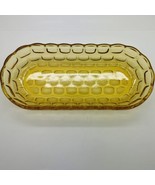 Federal Glass Yorktown Gold Amber Oblong Celery / serving Dish  10 3/8&quot; USA - $8.81