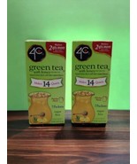 2x 4C Totally Light Green Tea Sugar Free Makes 14 Quarts Each 1.69 Oz BB... - £13.29 GBP