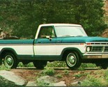 Advertising 1977 Ford F-100 Pickup Ranger XLT Unused UNP Vtg Chrome Post... - $3.91