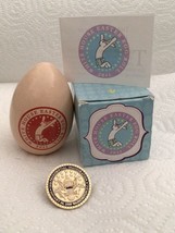 Obama Easter 2011 Egg Pink W Box + Pin 2009 Inauguration Democrat Signature Rare - £21.60 GBP