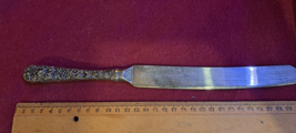 Jew challah knife for shabbat, Silver plating  [JUD10141] - $59.00