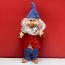 Bikin Snow White seven dwarfs vintage toy doll figurine walt disney vtg Happy  - $17.77