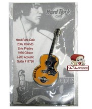 Hard Rock Cafe Orlando Elvis Presley 1956 Gibson J200 Acoustic Guitar Pin 17726 - £19.63 GBP