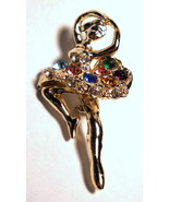 Vintage Ballet dancer ballerina brooch or pin - £19.87 GBP