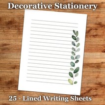 Eucalyptus Designs - 25 Sheets Decorative Paper Letter Writing Stationer... - £14.79 GBP