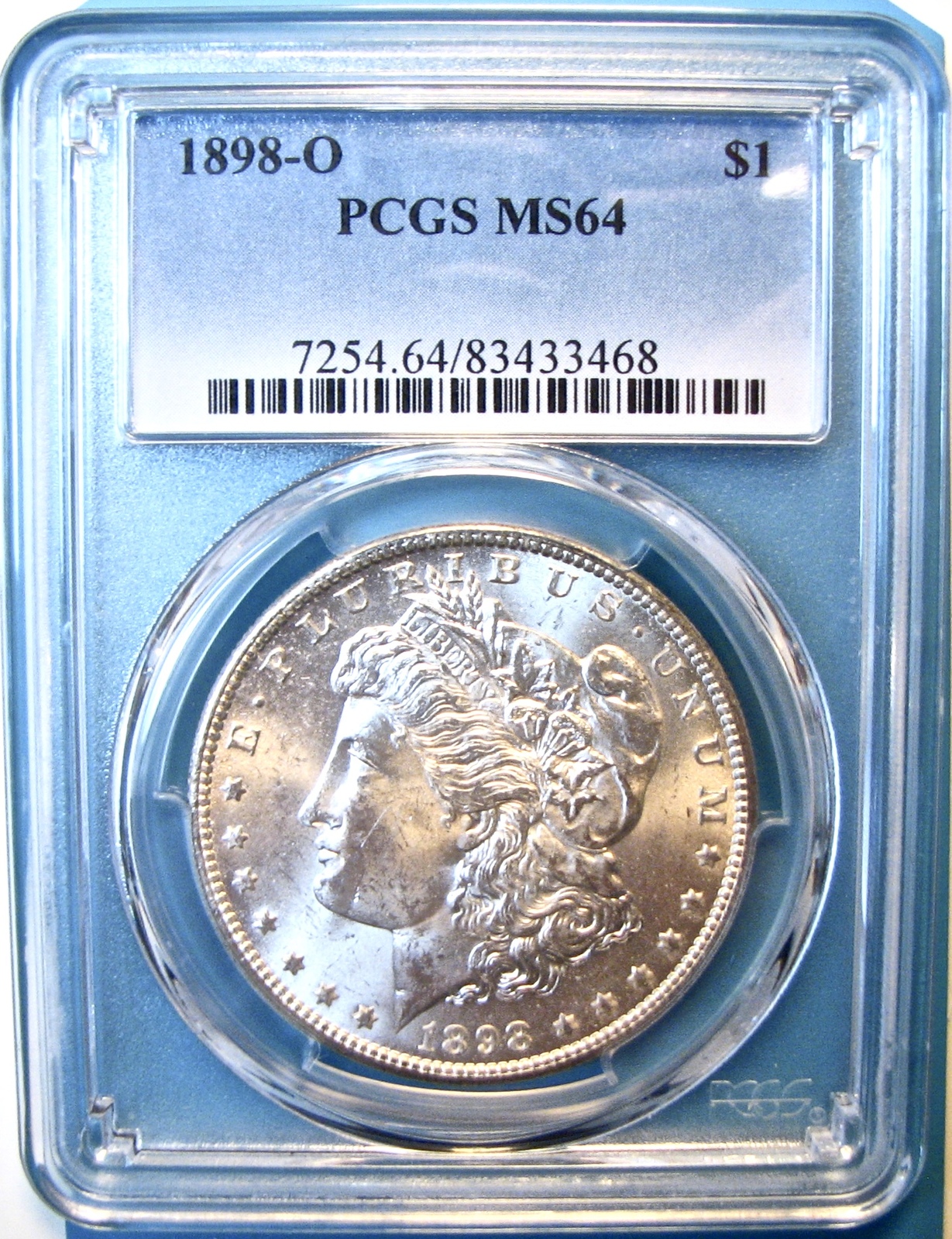 1898-O PCGS Morgan Silver Dollar. MS64. MG11. - £62.54 GBP