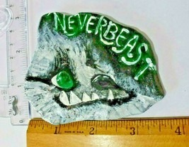 Hand painted River Rock Stone Neverbeast &quot;TinkerBell the Legend of Neverbeast&quot; - £6.76 GBP
