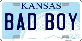 Bad Boy Kansas Novelty Metal License Plate LP-6623 - £14.88 GBP