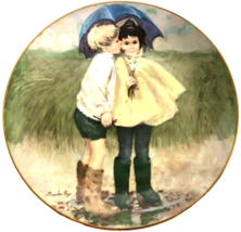 Hamilton Collector Plate A Stolen Kiss Summer Days of Childhood Thornton... - $18.70