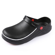 Summer Men Sandals Unisex Slippers Non-slip Waterproof Oil-proof Shoes for Chef  - £36.98 GBP