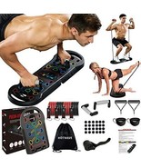 Hotwave 20 in 1 Push Up Board with Resistance Bands Push Up Bar FitnessP... - £67.77 GBP