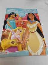 New Gigantic Disney Princess Coloring &amp; Activity Book w/ Bonus Door Hanger  - £5.57 GBP