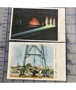 Vintage Japanese Postcards WWII 1940s Ship On Fire Naval &amp; Men Working - $441.73 MXN
