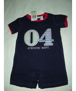 First Impressions Baby Boy Crewneck  Romper, Medieval Blue Sz.3-6 Months... - $9.89
