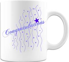 Congratulations - Coffee Mug - £14.93 GBP - £17.29 GBP