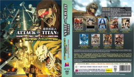 Attack On Titan Season 1-3+Final Part 1&amp;2(1-99End) Anime Dvd~English Dubbed+Gift - £41.50 GBP