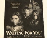 I’ve Been Waiting For You tv Print Ad Advertisement Sarah Chalke Soleil ... - $5.93