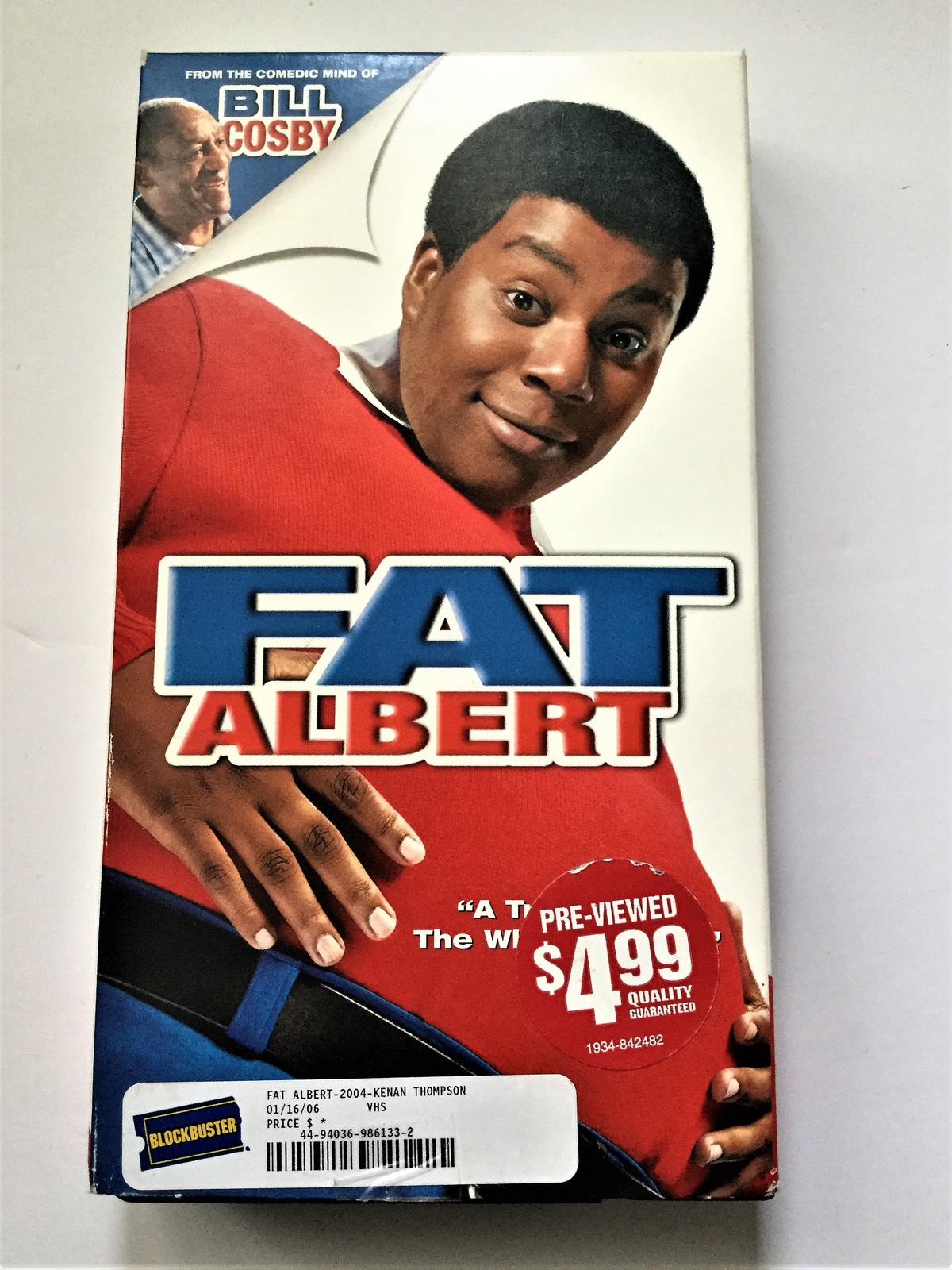 FAT ALBERT (ex-rental) VHS 2005  - $3.00