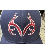 Realtree Trucker Adjustable Strapback Hat Cap Red, White , And Blue Logo - €12,89 EUR