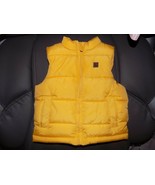 Janie &amp; Jack Yellow Puffer Vest Jacket Size 18/24 Months EUC - £20.09 GBP