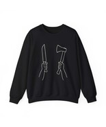 Defiant Warrior Axe Knife Crewneck Sweatshirt - Scottish Heritage Novelt... - €31,77 EUR+ Defiant Warrior Axe Knife Crewneck Sweatshirt - Scottish Heritage Novelt... - €31,77 EUR+