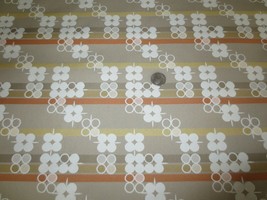 3343. Geometric Mid Century Modern DRAPERY/UPHOLSTERY 54&quot;W Fabric Bty - $7.92